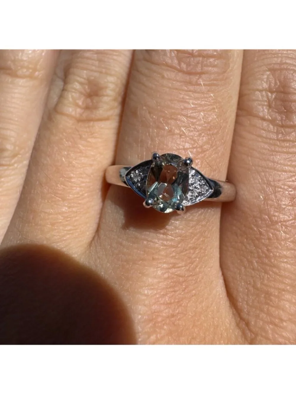 Rare 1ct Zultanite Ring Color Changing 14K Gold Certified Size 9 Natural Diamond - Picture 8 of 16